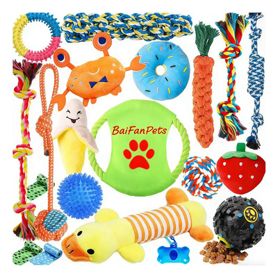 Juguetes De Morder De Cuerda Para Perros Y Cachorros 18 Pzs.