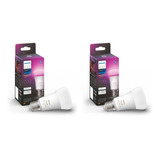 2x Philips Hue 1.100 Lumenes E27 Colores Bluetooth & Zigbee