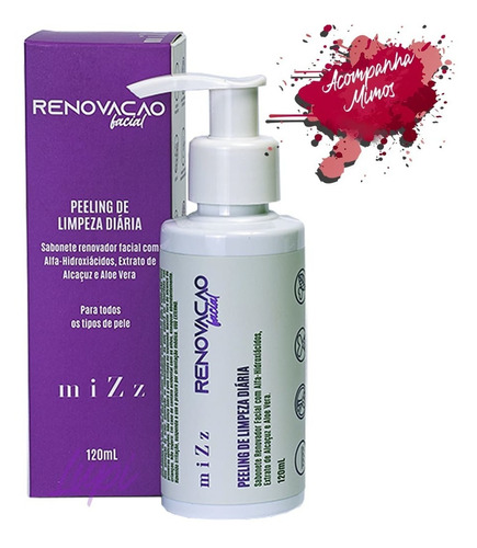 Renovação Facial Mizz Peeling De Limpeza Diária 120ml Momento De Aplicação Dia/noite Tipo De Pele Todo Tipo De Pele