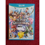 Super Smash Bros Wii U Nintendo Físico Caja Y Manual