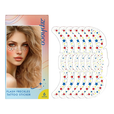 Adhesivo Zephoco Con Purpurina Para Pecas, Diseño De Estrell | Meses sin interés