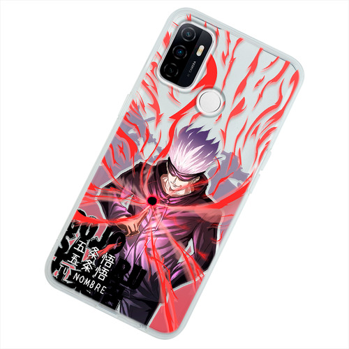 Funda Para Oppo Jujutsu Kaisen Satoru Gojo Con Tu Nombre