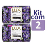 Kit Com 2 Sabonetes Em Barra Lux Botanicals Lavanda 85g