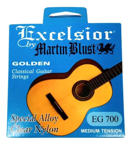 Encordado Guitarra Criolla Excelsior - Martin Blust Eg 700