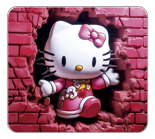 Mouse Pad Hello Kitty Rosa Regalo Amiga Nena 1447