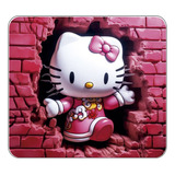 Mouse Pad Hello Kitty Rosa Regalo Amiga Nena 1447