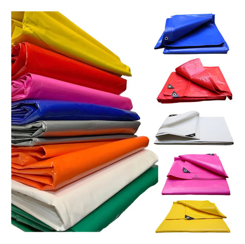 Lona Super Reforzada Impermeable 3 X 12 Mts Varios Colores