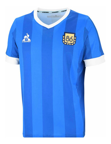 Camiseta Lecoq Azul Alternativa Homenaje 86