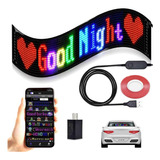 Pantalla Led Bluetooth For Ventanillas De Coche, 7*17cm