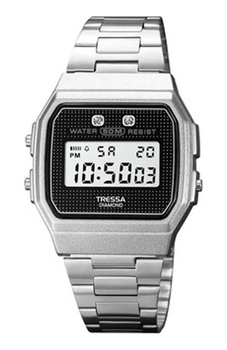Reloj Pulsera Tressa Brisa M Vintage Retro Digital Alarma