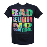 Playera Bad Religion No Control, Camiseta Banda Rock Palnort