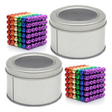 2 Cajas De Cubo Magnético Esférico De 5 Mm, Juguete