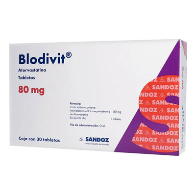 Blodivit Tableta 80 Mg, 30 Tabletas | Envío gratis