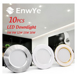 10pcs Led Ceiling Downlight Embedded Cabinet Wall Spot Light