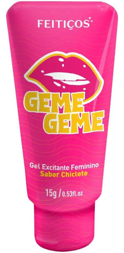 Gel Excitante Feminino Geme Geme Chiclete Pulsa Vibra Excita