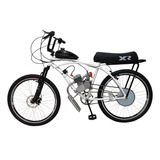 Bicicleta Motorizada 100cc Freio Disco, Suspensão E Banco Xr