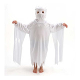 Fantasia Halloween Infantil Fantasma Com Gorro Envio Rápido