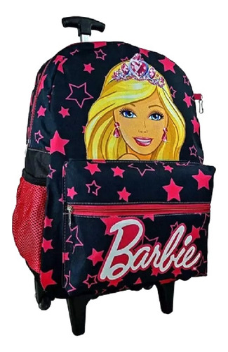 Mochila Barbie Princesa Bolsa Feminina Infantil Rodinhas