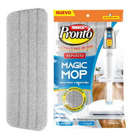 Repuesto Mopa Magic Mop Iberia Pronto Microfibra X1 U.