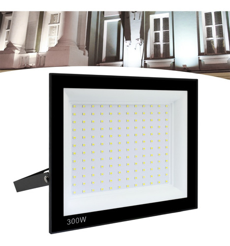 Refletor Led Holofote 300w Ip66 Bivolt Forte Luz Branco Frio