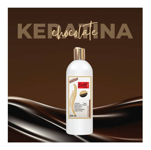 Keratina Chocolate 250 Ml Cirugía Capilar Alaciado Prof.