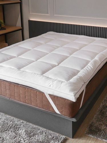 Pillow Top Casal Nobless Toque De Plumas 6cm Appel-1000 G/m²