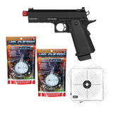 Arma De Airsoft Tag Black Whisper 6mm Gbb + 2x Bbs 0.12g