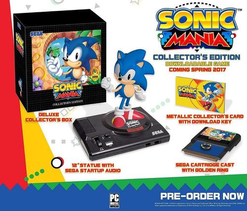 Sonic Mania Collector's Edition Nuevo Xbox One Dakmor