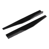 Faldón Lateral Negro Brillante Para Carrocería De Coche, 2 U