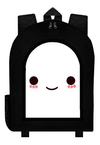 Mochila Negra Kawaii A211