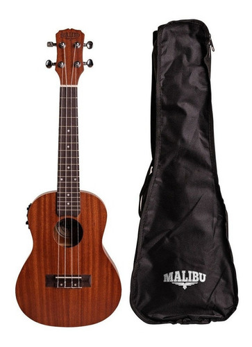 Ukulele Malibu Concert 23 Sapele Elétrico Natural