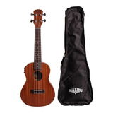 Ukulele Malibu Concert 23 Sapele Elétrico Natural