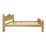 Cama 1 1/2 Plaza 100 X 190 Cm Madera Pino Macizo Sari Oferta