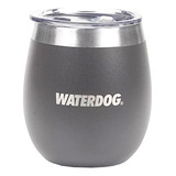 Mate Waterdog Vaso Térmico Copón 240cc Acero Inox Con Tapa Color Gris Copon 240