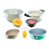 Tapas De Silicona X6 Reutilizables Moderno Cocina Bowls Tv