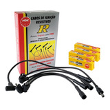 Kit Juego De Cables + Bujias Renault Trafic  1.4 Ngk