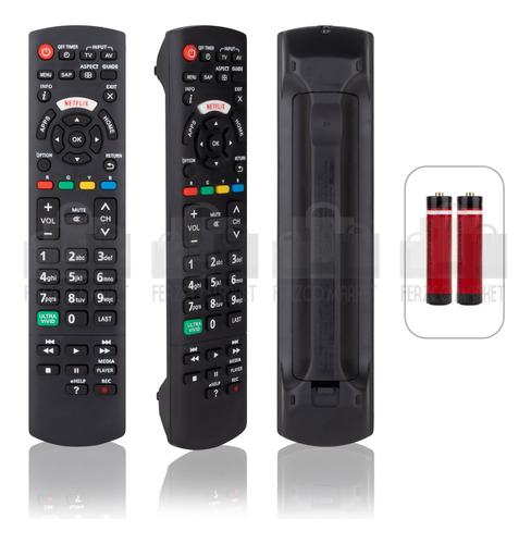 Control Compatible Pantalla Smarttv Panasonic Rc1008 Netflix