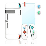 Switch White Case, Kit De Funda Protectora Para Switch Con P