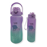 Kit 2 Botellas De Agua 1.9 L Termos Individuales Juveniles