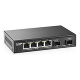 Conmutador Ethernet Mokerlink De 4 Puertos 2.5g Con 2x10g Sf