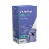 Vermivet Filhote Remedio De Verme Cachorro Gato Biovet 20ml