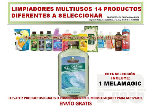Limpiador Multiusos Biodegradable A Elegír De Melaleuca