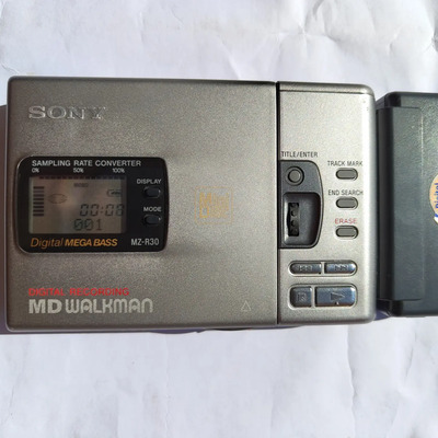 Sony Minidisc Walkman Mz-r30 Digital Recording Net Md | MercadoLibre