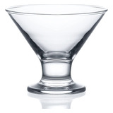 Red Co. 5.5 Oz Clear Glass Mini Martini Footed Dessert Bowl