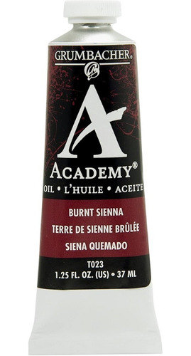 Pintura Al Oleo Grumbacher Academy Tubo De 37ml