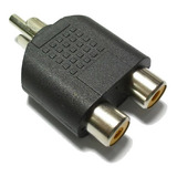 Adaptador Conector Rca Macho A 2 Rca Hembra - Nuevo ...