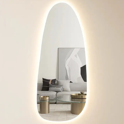 Espejo Cuerpo Entero Con Luz Led Touch 3tonos D Luz 50x130cm - Asimetrico | Meses sin interés