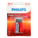 Pila Bateria Alcalina 9v 6lr61 Philips