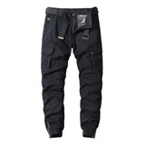 Pantalón Casual Tipo Cargo Para Hombre, Estilo Hip Hop, Ropa