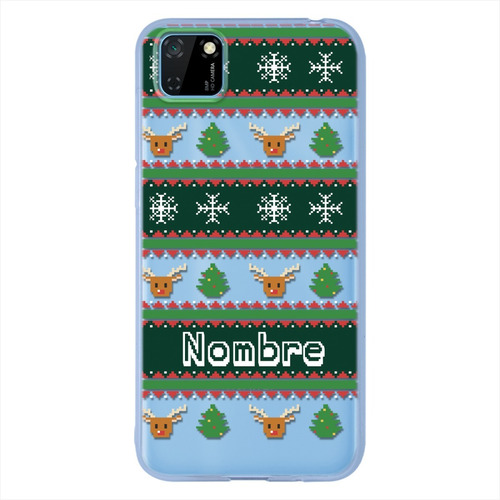 Funda Huawei Ugly Sweater Navidad Personalizada Tu Nombre